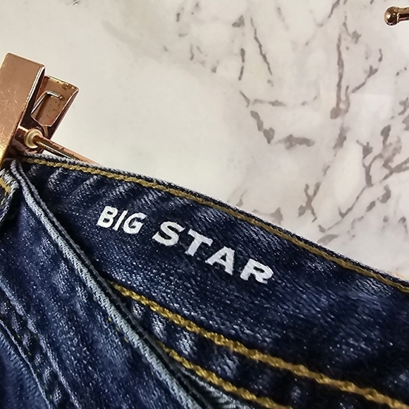 Bigstar Jeans Mens 40 X 31 B Type III Easy Denim Dark Wash Straight Leg - Picture 3 of 12